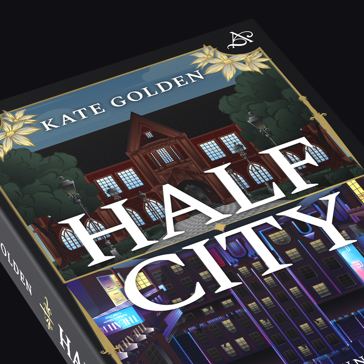 close up of the front cover