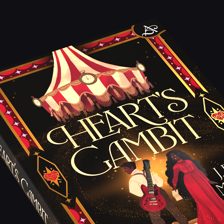 close up of the front cover