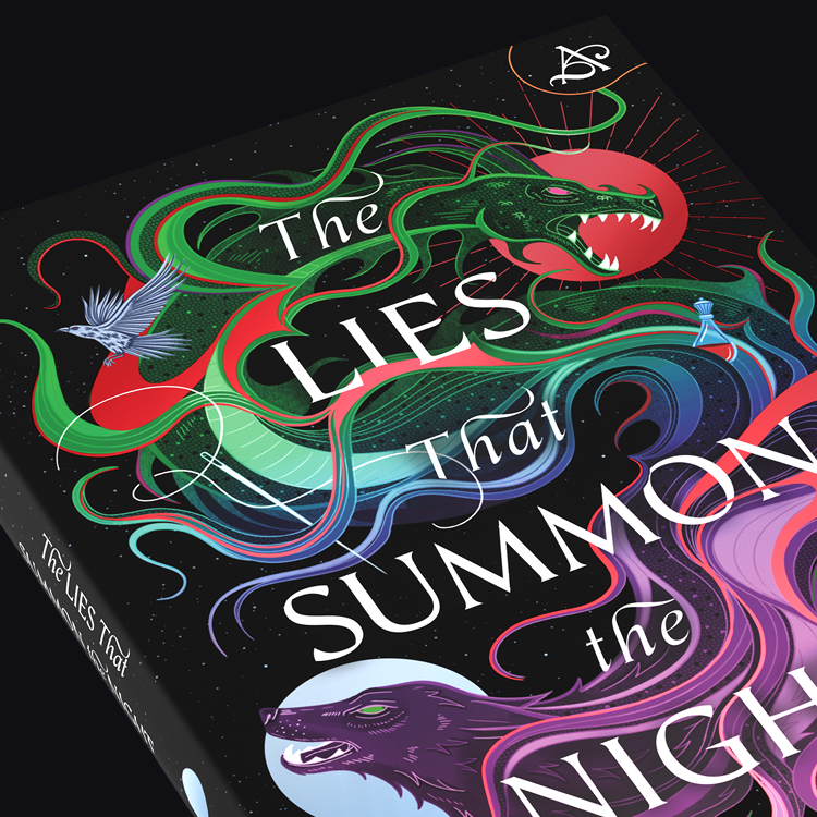 close up of the front cover