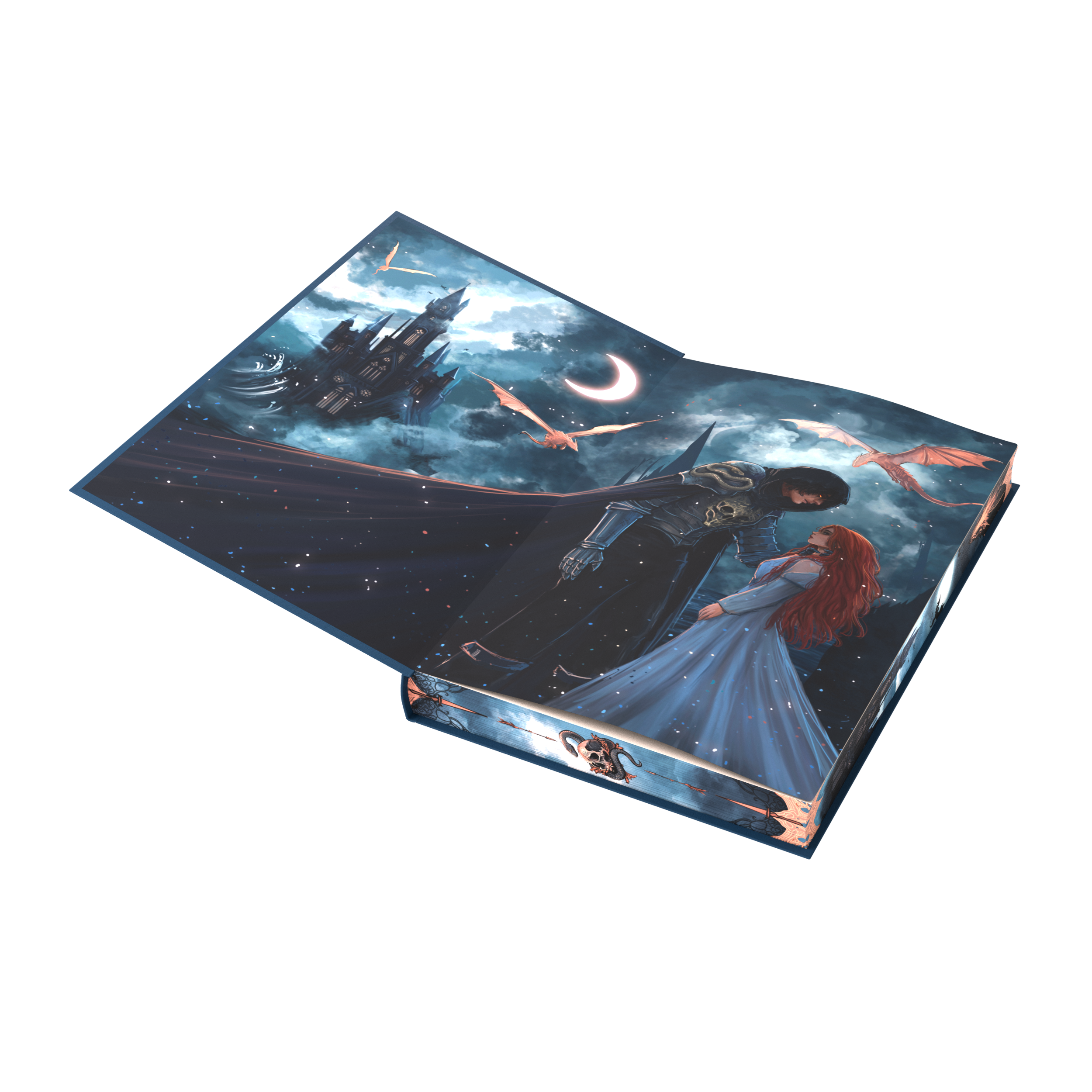 Custom endpapers by PHE / Ophélie Mähl