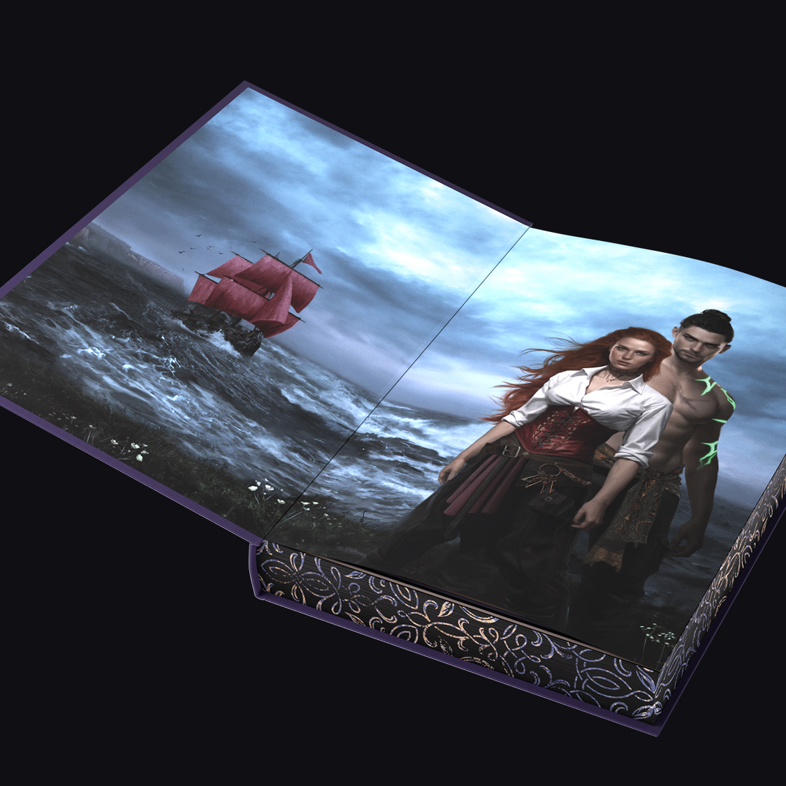 Custom endsheets by Yorgos Cotronis