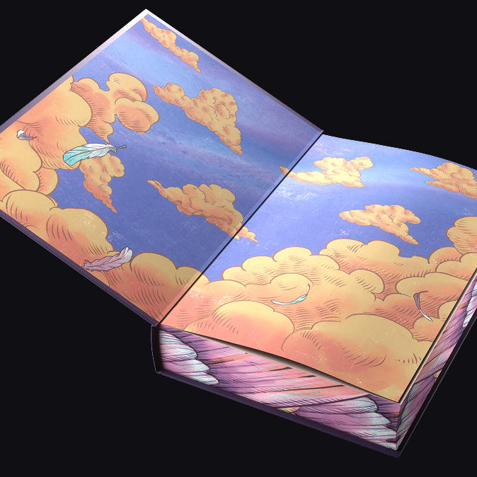 Custom endsheets by Jason Chuang Art